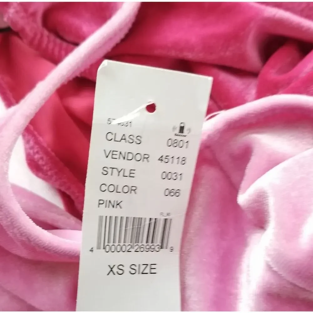 Kendall & Kylie Velvet Pink on Pink Color Block Swimsuit, Size XS, New with Tags